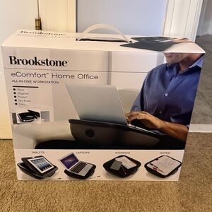 BROOKSTONE Lap DESK PILLOW Laptop Cushion Bed Cushioned Lap Tray with dry erase